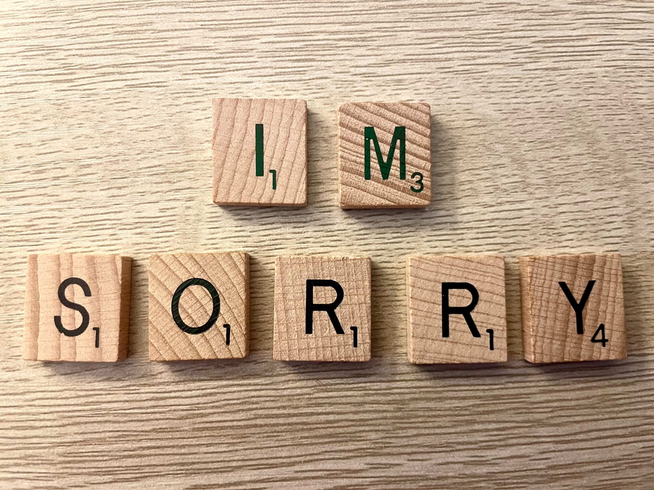 إتيكيت الإعتذار