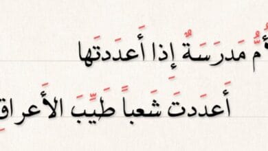 الأم مدرسة